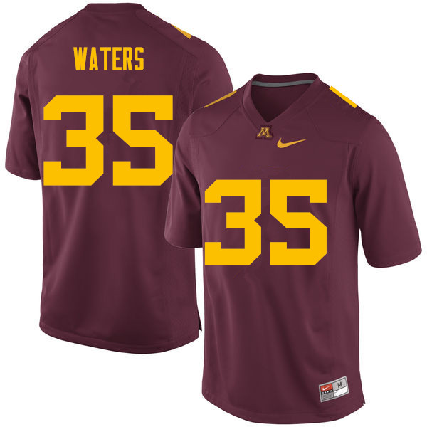 Men #35 Jaylen Waters Minnesota Golden Gophers College Football Jerseys Sale-Maroon